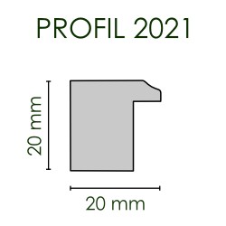 Studiorahmen | Profil 2021 mit Bemaßung