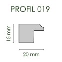 Studiorahmen | Profil 019 mit Bemaßung